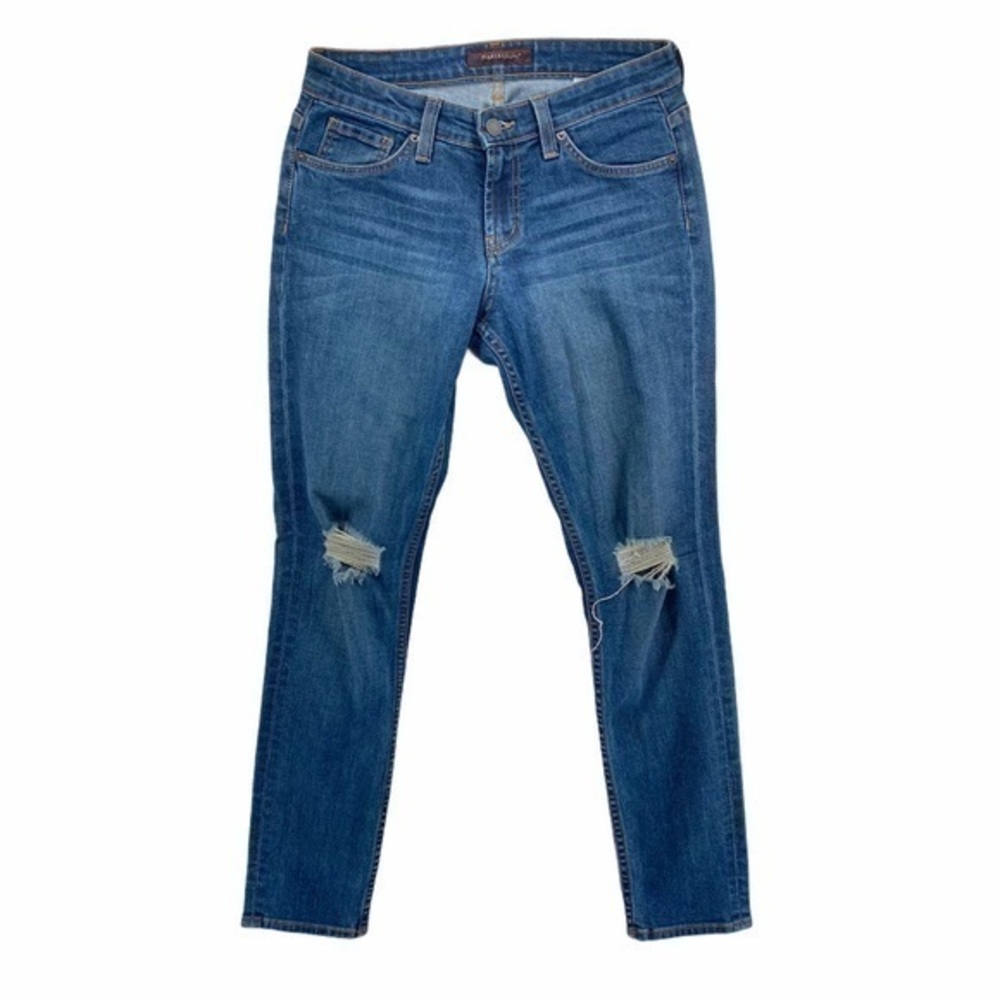 Parkers Jeans Distressed Medium Wash Denim Skinny‎